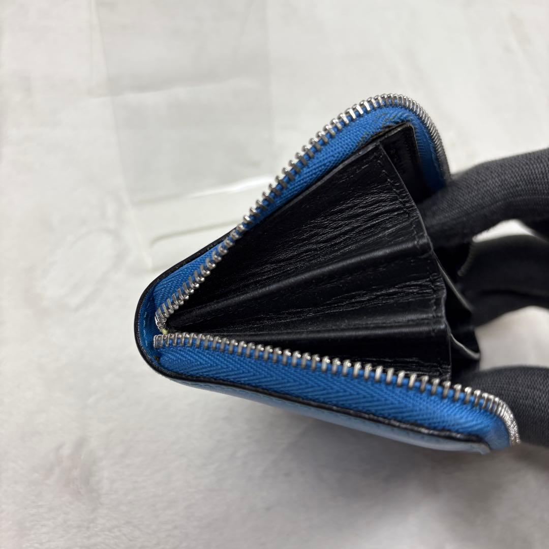 LOEWE ロエベ アナグラム ラウンドファスナー 型押し 財布 ミニ財布