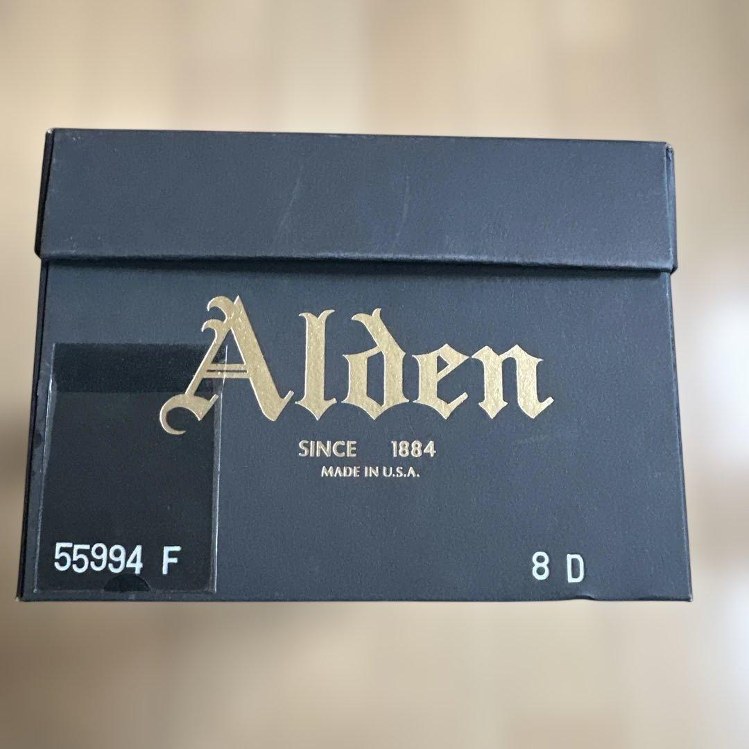 ALDEN ユナイテッドアローズ別注 キャップトゥ 黒 ヴィンテージスチール装着