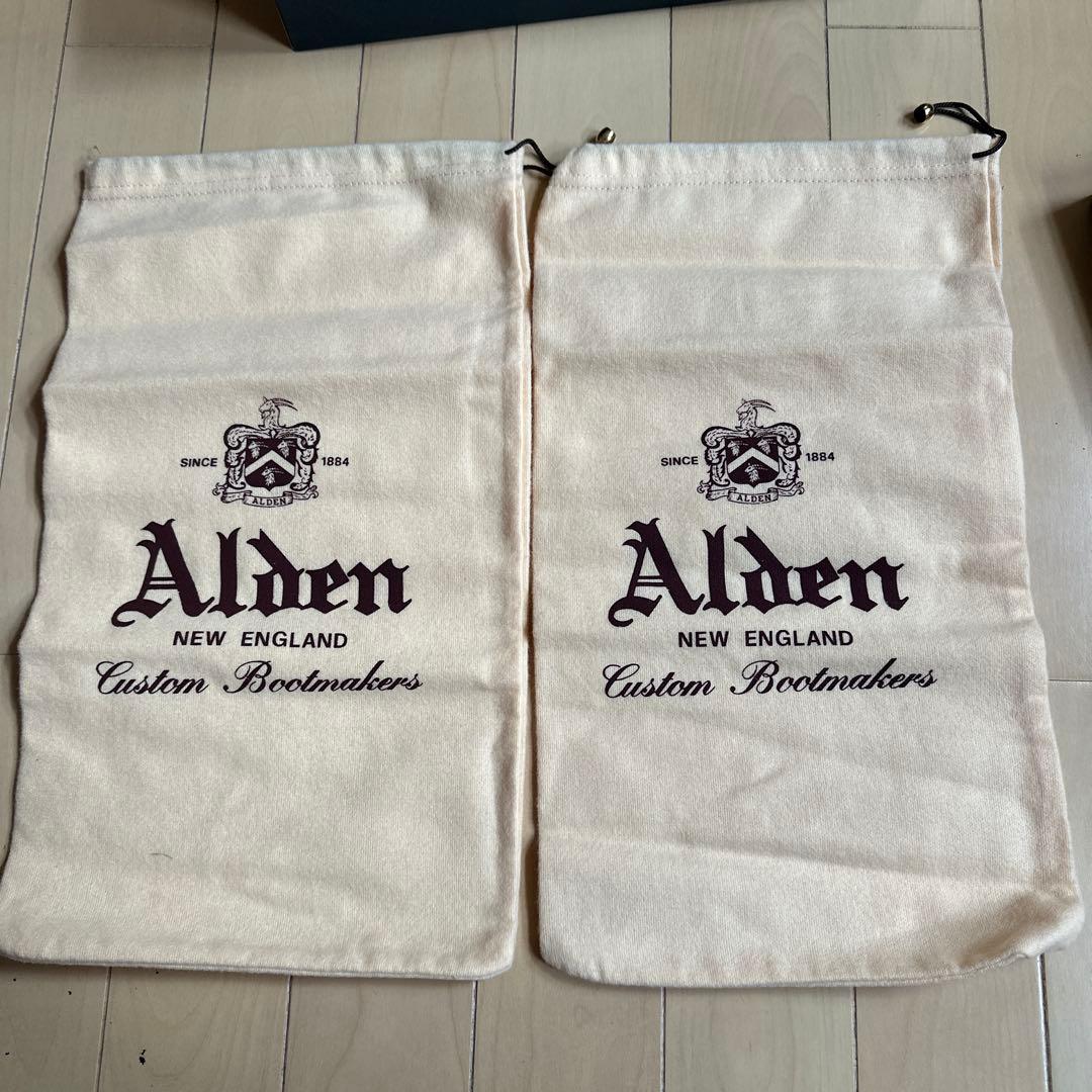 ALDEN ユナイテッドアローズ別注 キャップトゥ 黒 ヴィンテージスチール装着