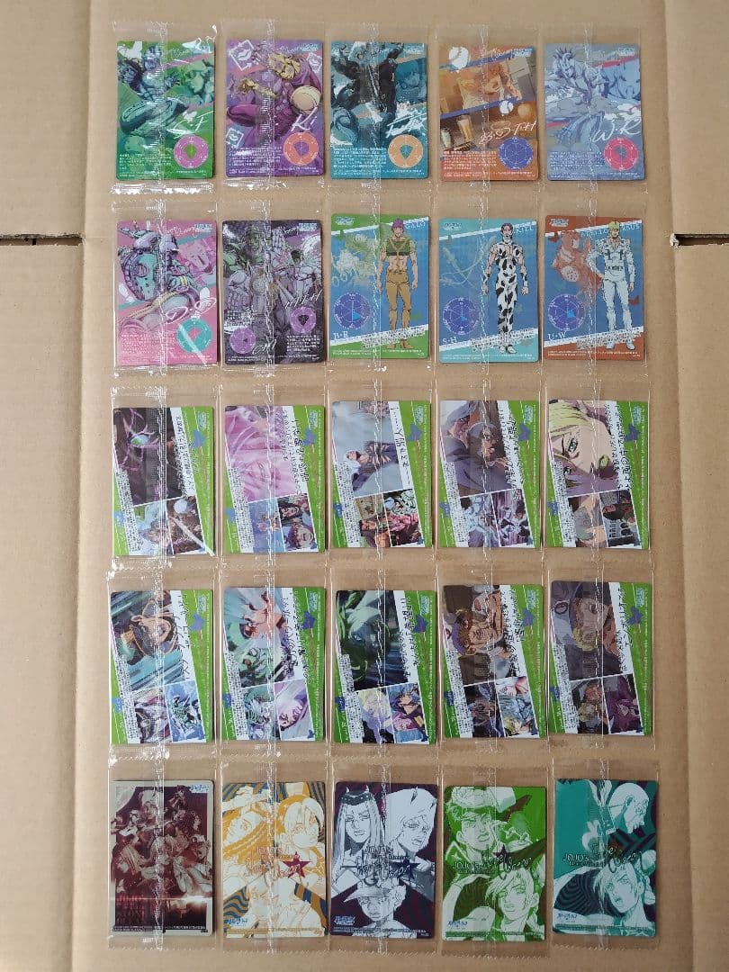 ジョジョの奇妙な冒険　ウエハースカード　第１弾〜第９弾（最新弾）フルコンプ