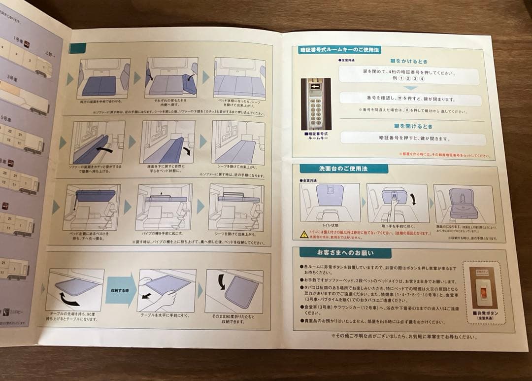 寝台特急カシオペア 寝台特急券 オレンジカード 車内印刷物 まとめて