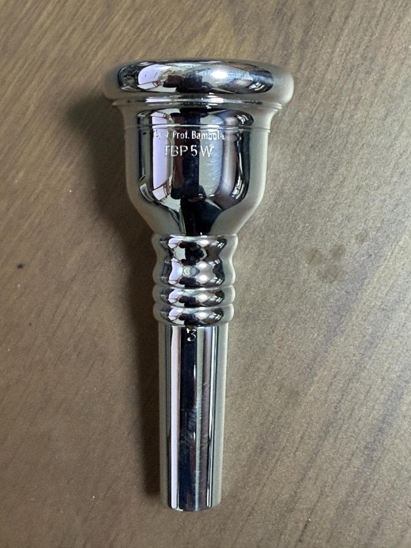 SCHMIDT バンブーラモデル　バストロンボーンマウスピース 5W　太管