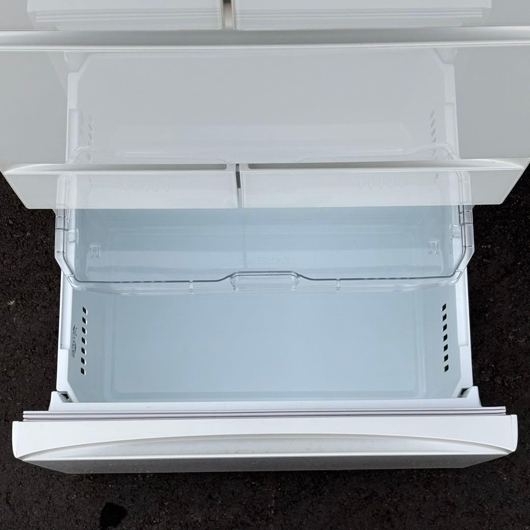 ＊ちゃめ 東芝 462L 6枚ドア 冷蔵庫 GR-P460FD(EW)