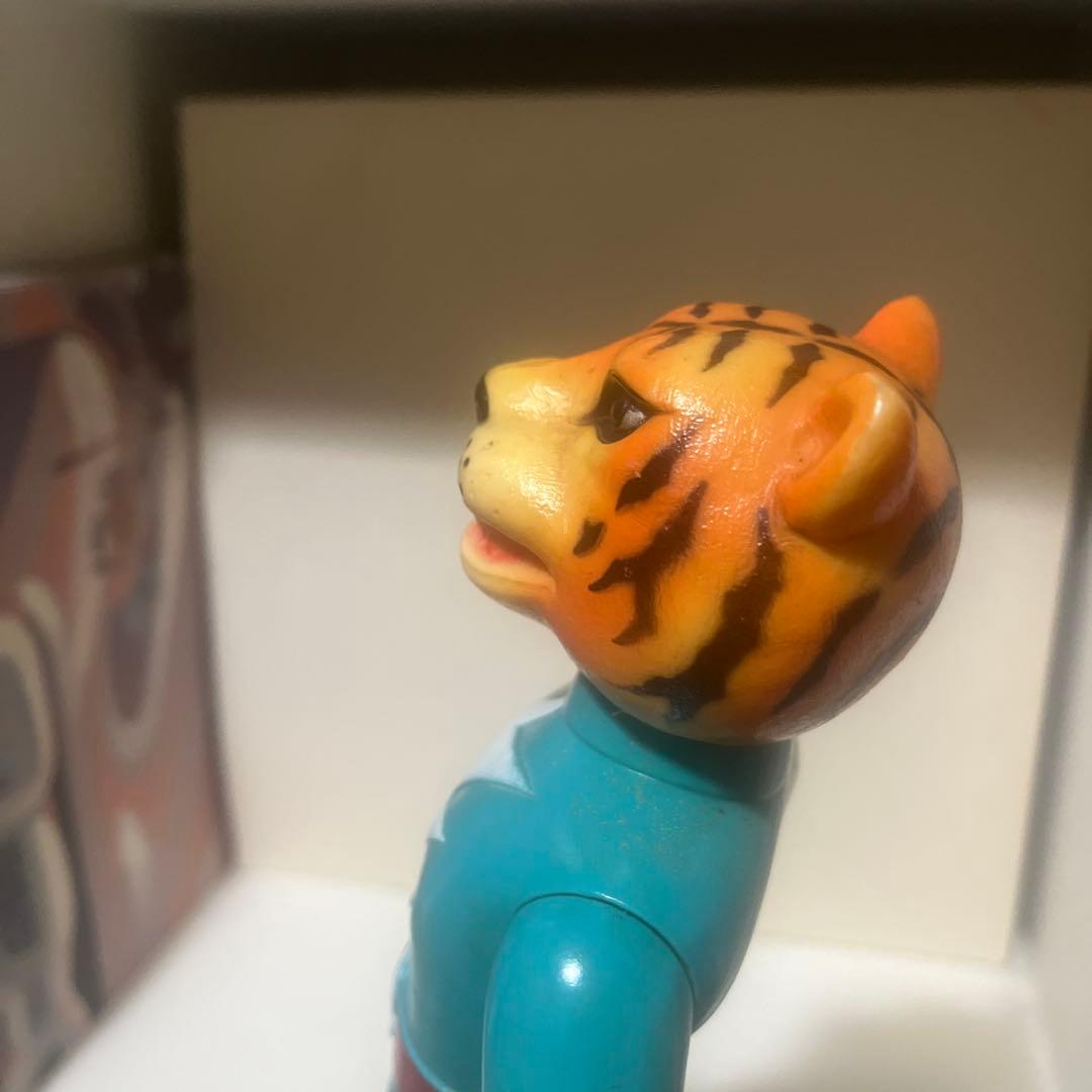 ブルマァク製 鉄人タイガーセブン ファイトグローブ付 ソフビ フィギュア 当時物