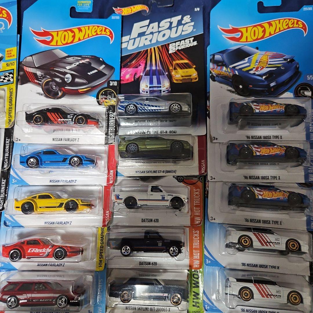 ホットウィール　日産車　まとめ　70台