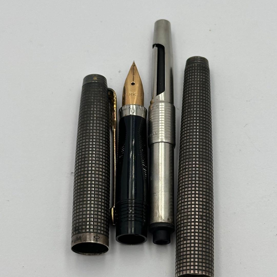 PARKER パーカー 万年筆 スターリングシルバー 14k 1418
