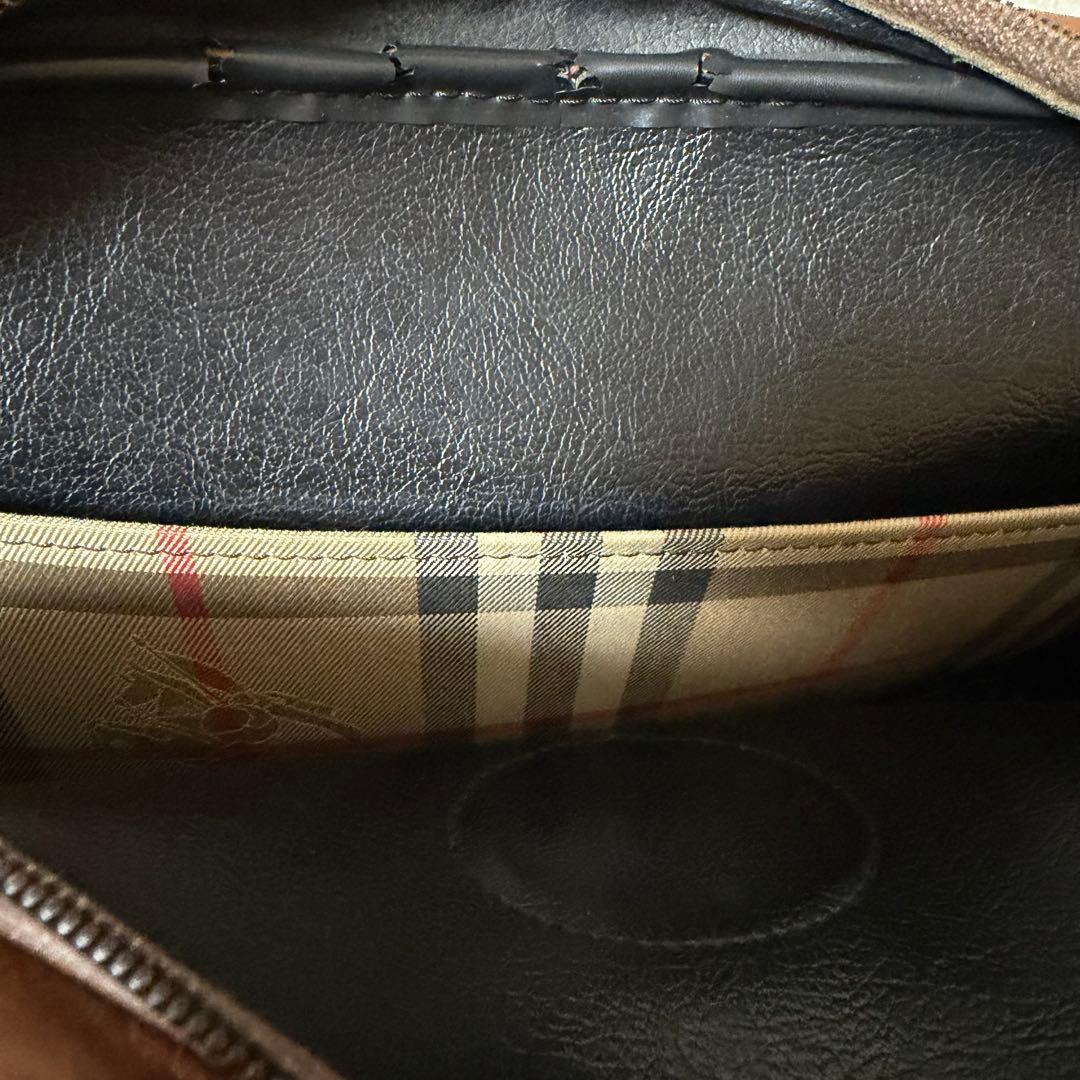 【極美品】　バーバリー　ノバチェック　ショルダーバッグ　ホースロゴ　バーバリーズ