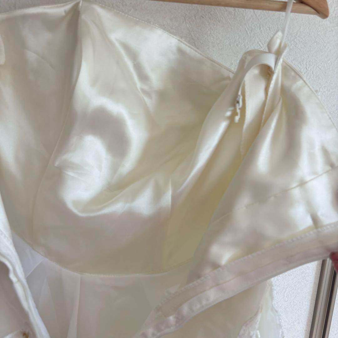 white dress 約9号 約Mサイズ(ウエディング結婚式・発表会・演奏会