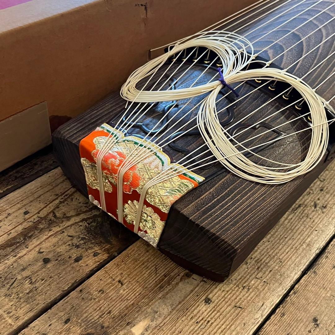 琴 お筝 筝 弦楽器 和楽器 13弦 小川謹製 184㎝ 弦楽器 箱入り