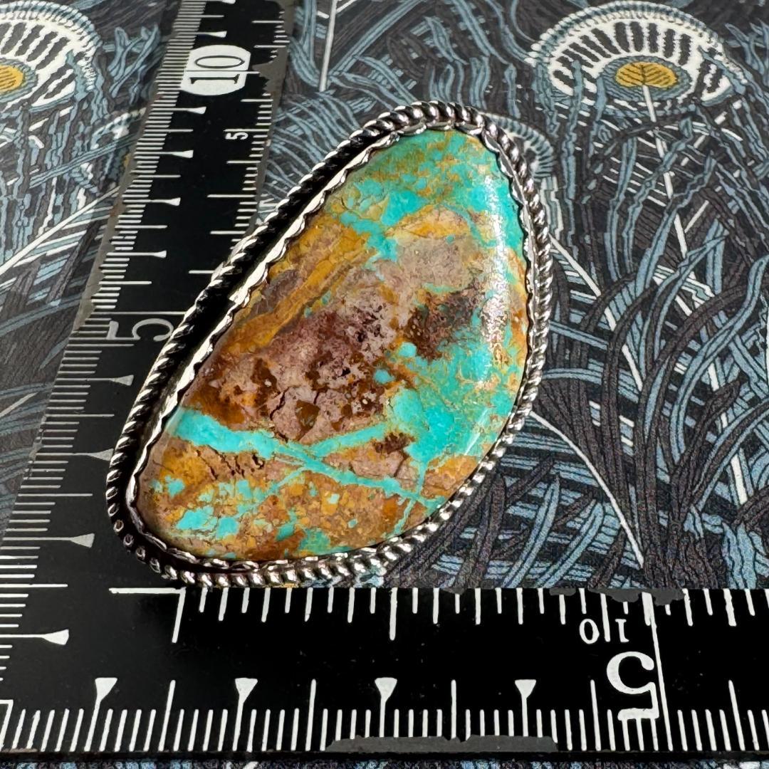 m*a様 90年代　ヴィンテージ 　インディアンジュエリー　ターコイズ 　シルバ