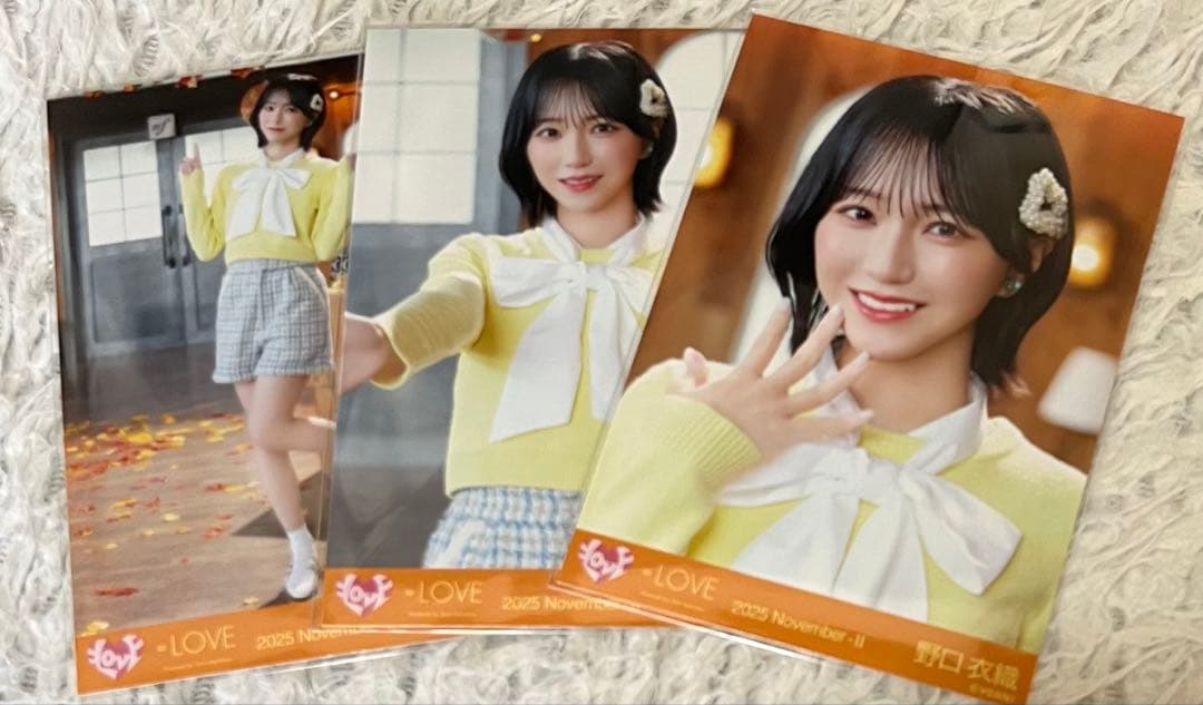 LOVE 野口衣織 生写真 木漏れ日メゾフォルテ まとめ買い値下げ