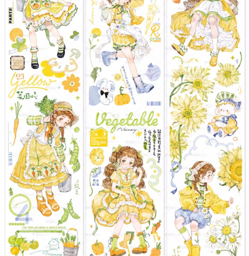 Neinei 4巻セット】人気 フルーツ&ベジタブルシリーズ ベジタブル