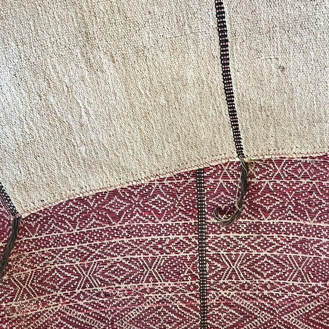 ミャンマー(旧ビルマ) チン族 片面縫い取り織り 肩掛け布 ②