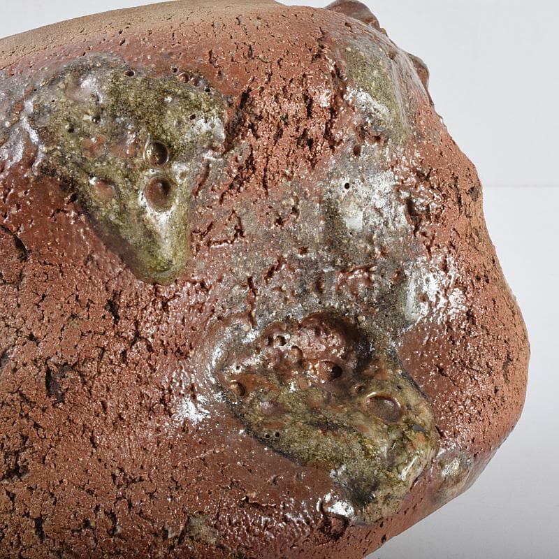 北大路魯山人作 信楽焼 水指 共箱 D R9032B - メルカリ