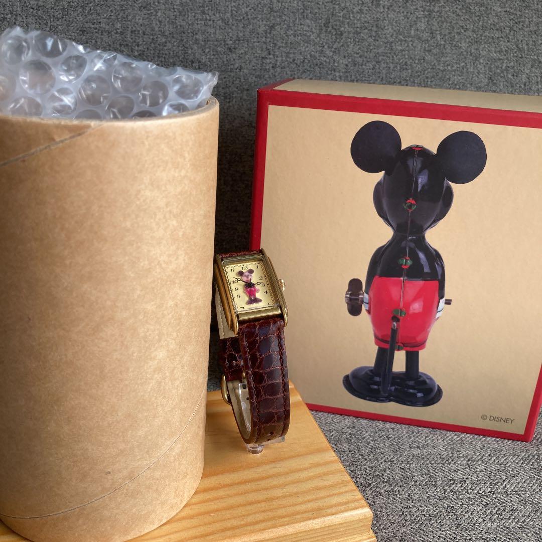 ヴィンテージ　ディズニー　ミッキー70周年バースデイ　ティントイ&腕時計セット