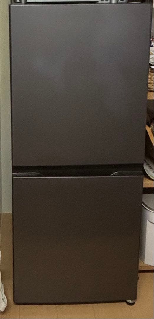 【1ヶ月のみ使用】AQUA AQR-14P(DS) 2ドア冷蔵庫 ダークシルバー