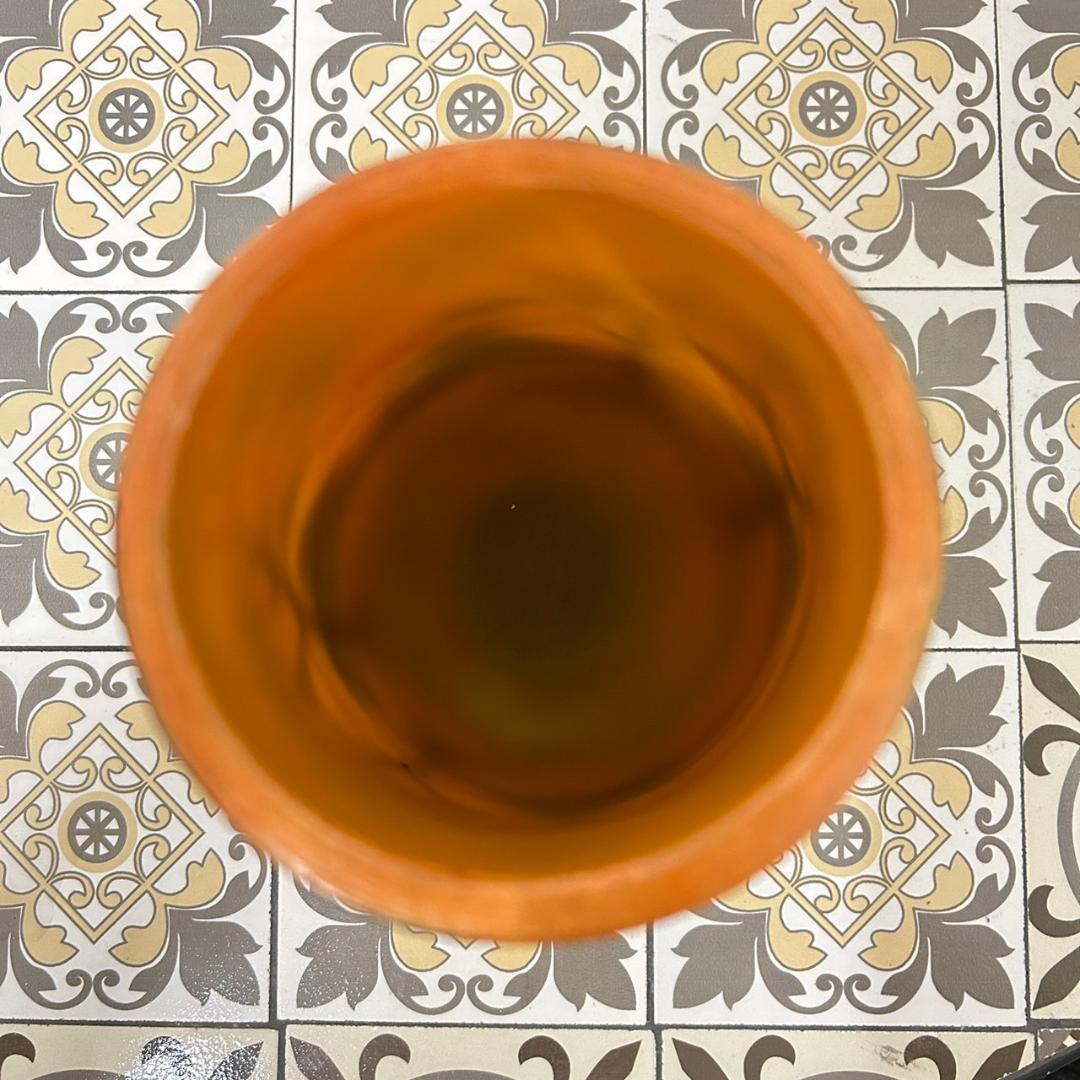 ドームナンシー 筒型 花瓶 高さ18cm 被せガラス アンテルカレール 幹