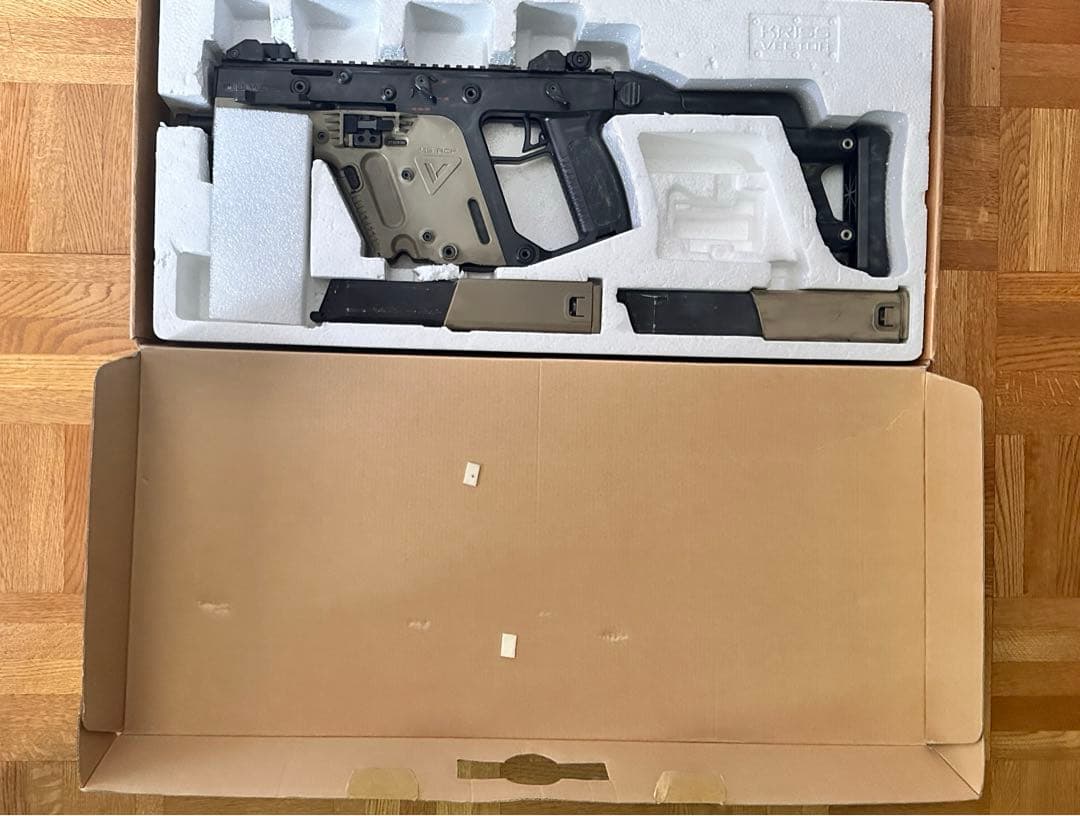 クリスベクター　タンカラー　ガスガン