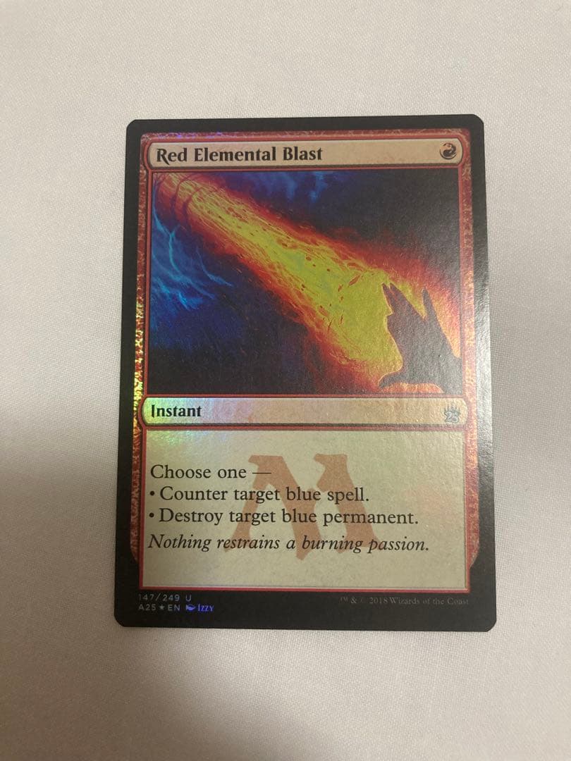 赤霊破 Red Elemental Blast foil MTG 赤霊破 英語版 Foil 赤霊