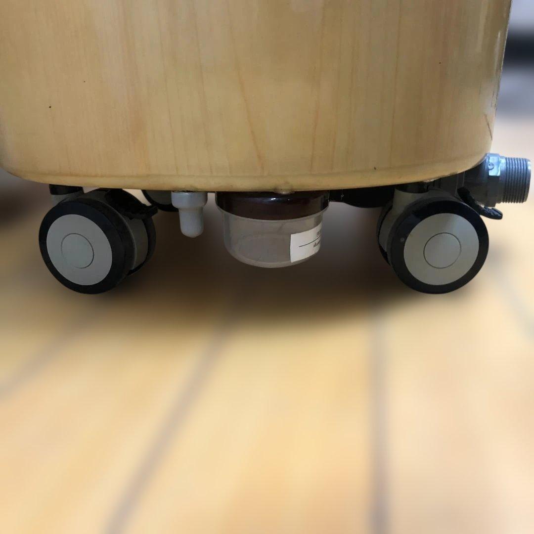 美品 バックシャンプー用 油圧昇降 ブラック 美容室 ヘッドスパ 112930