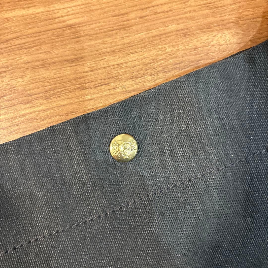 【美品】IL BISONTE イルビゾンテ キャンパス×レザー ハンドバッグ