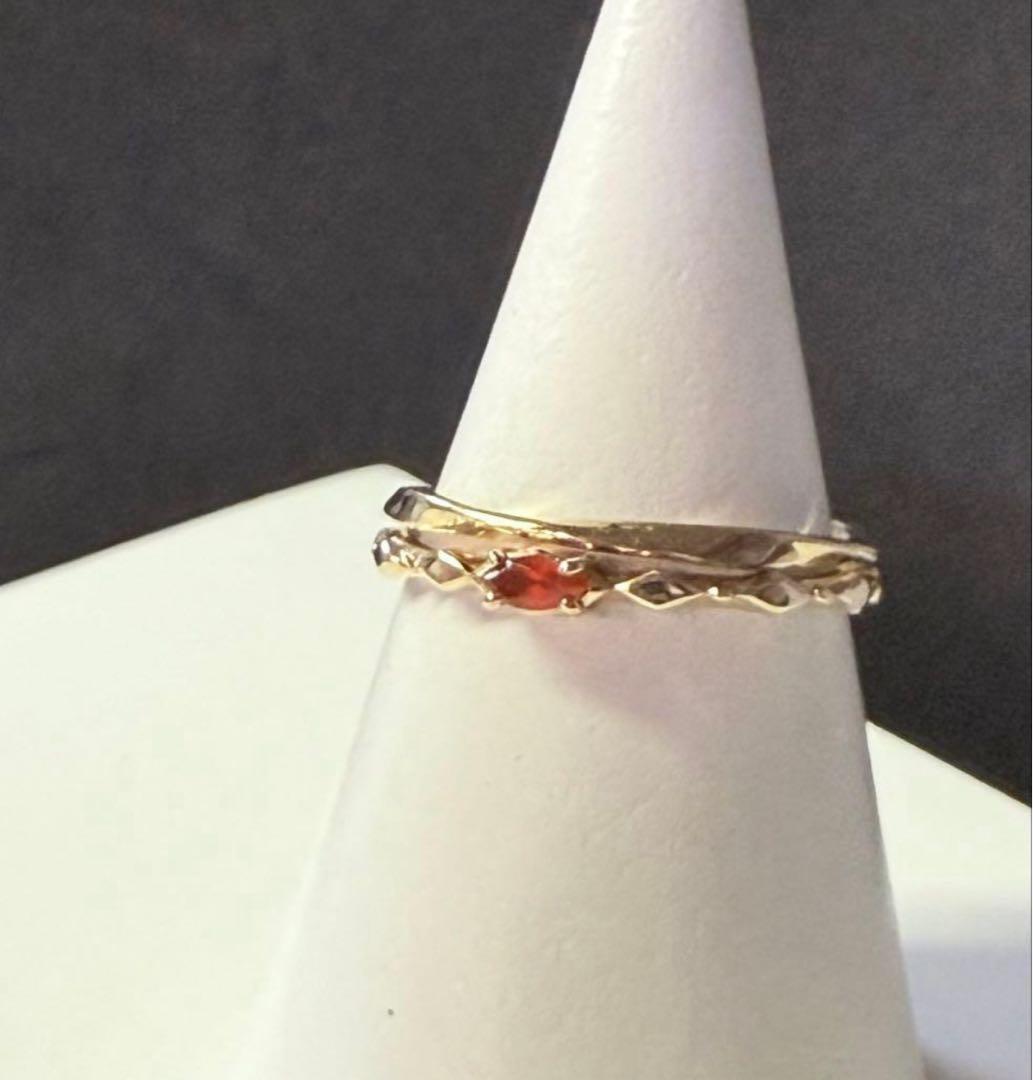 【NOJESS】K10マーキスカーネリアンリング