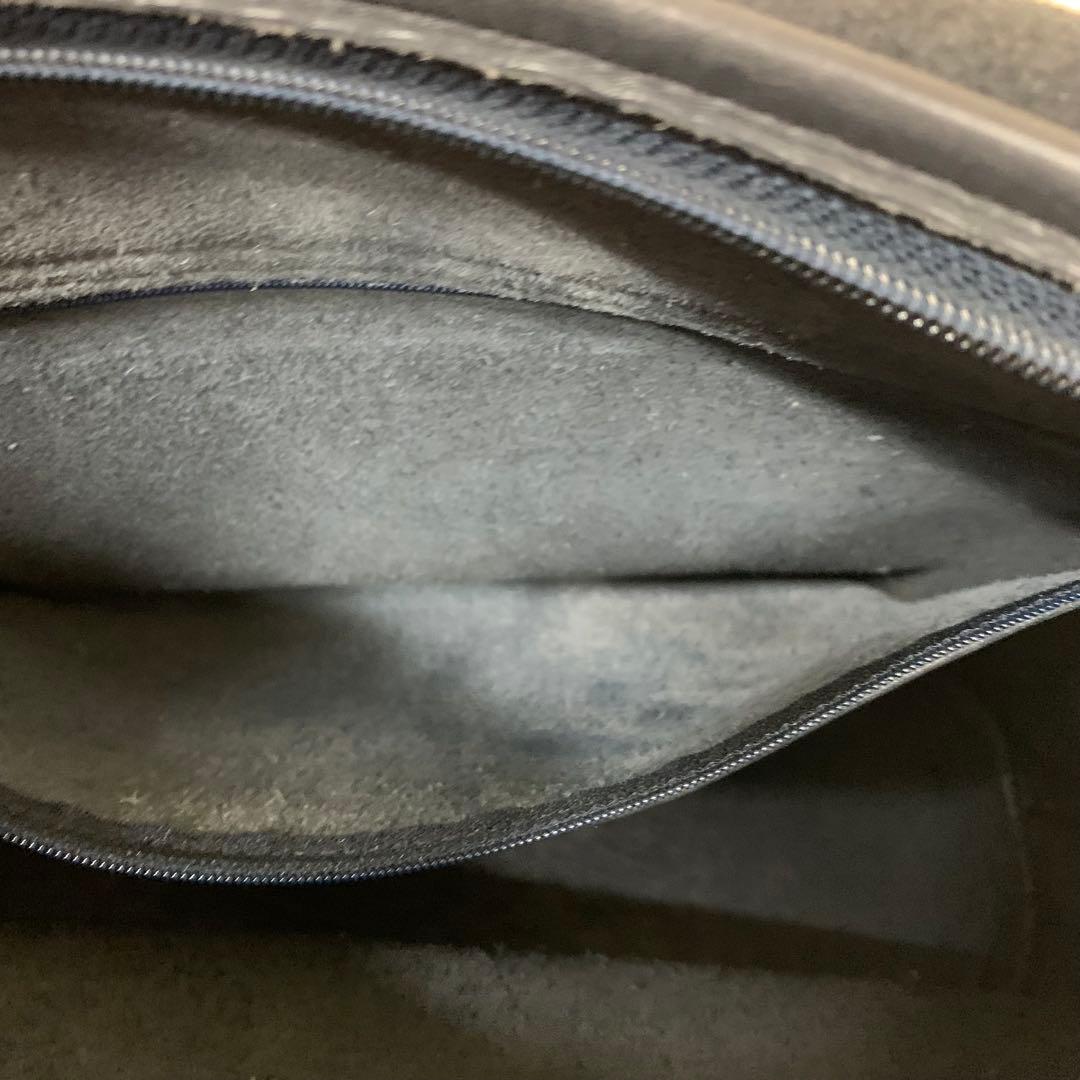 オールドコーチ ショルダーバッグ 4150 本革 ネイビー 金具 チャーム