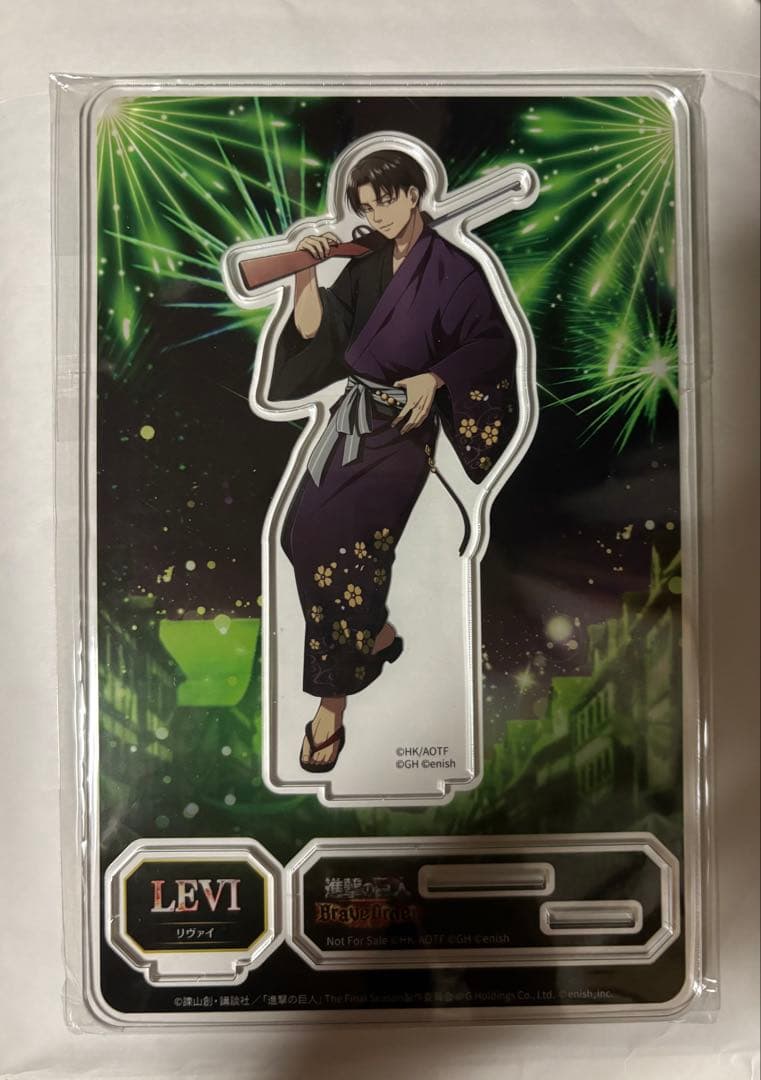 非売品】ブレイブオーダー ブレオダ アクリルスタンド リヴァイ 進撃の