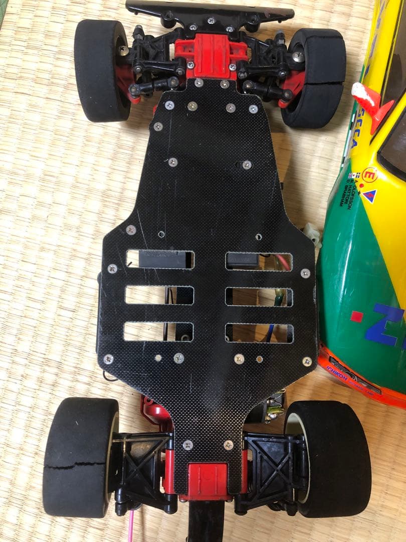 タミヤRCカー TA01/TA02？カーボンシャーシ仕様 プロポ付き フルセット