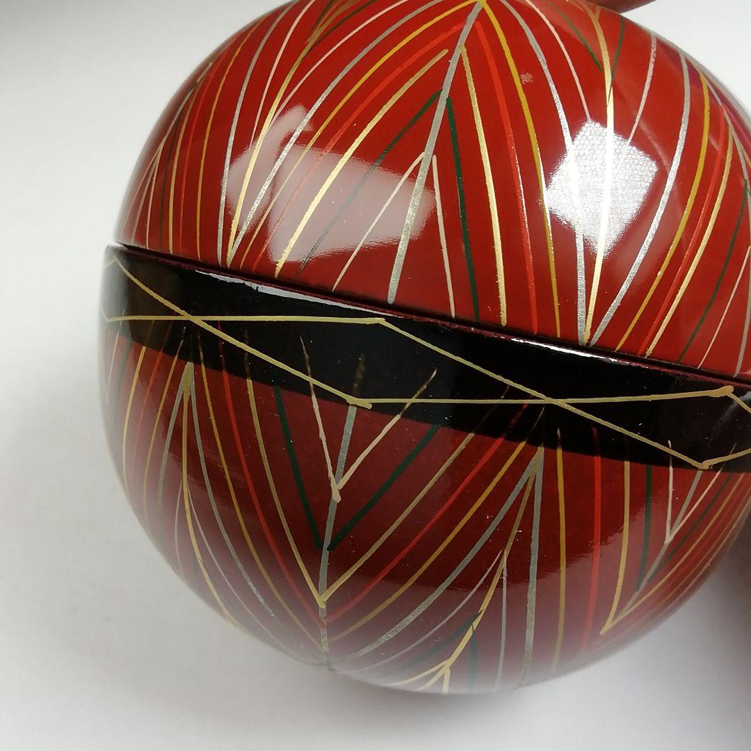 T931 棗 『手まり 棗』『中出光峰 作』 共箱 茶道具