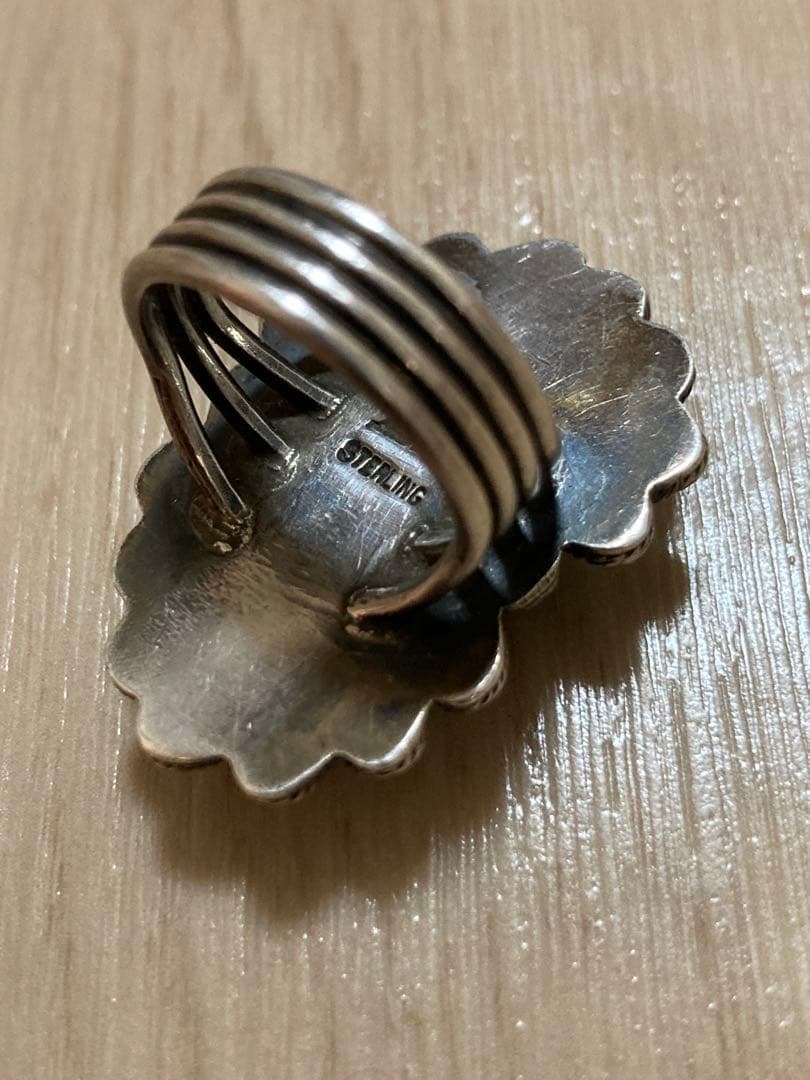 インディアンジュエリー ターコイズ ダブルストーントルコ石 ネイティブアメリカン