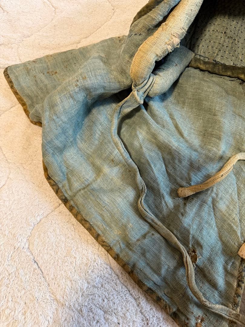 ⭕️ 江戸時代　鎖帷子　【鎖頭巾】　幕末　新撰組　忠臣蔵　❷