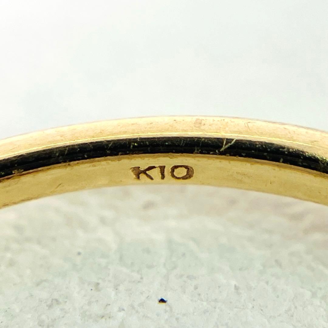 Vendome ヴァンドーム K10YG 天然ダイヤモンド リング