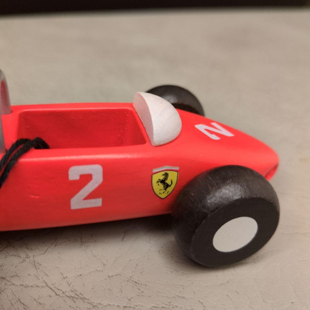 フェラーリ ディーノ F1 ヴィンテージ 木製ミニカー 非売品