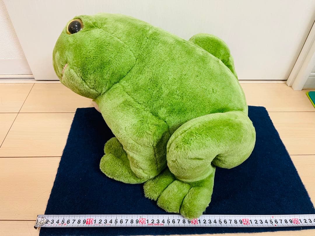 プレイトーキン　24K カエル　特大　おすわりぬいぐるみ