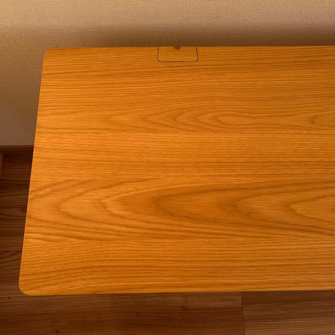 【美品】ベルメゾン パソコンデスク 木製 ナチュラル 学習机 100×40 cm