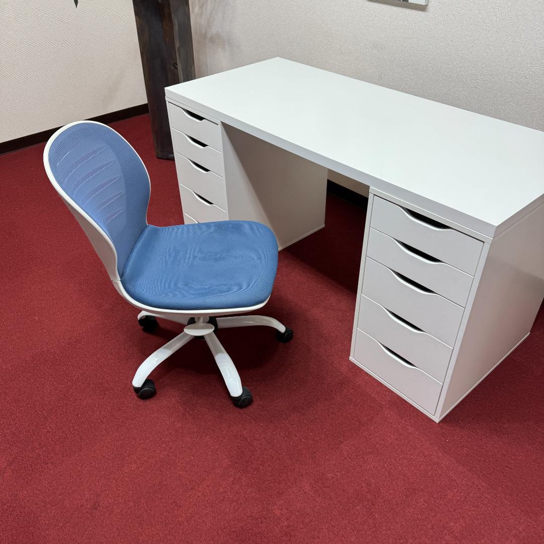 東京23区送料無料　超美品IKEAラグカプテン / ALEX ＋椅子＋ワゴンx2