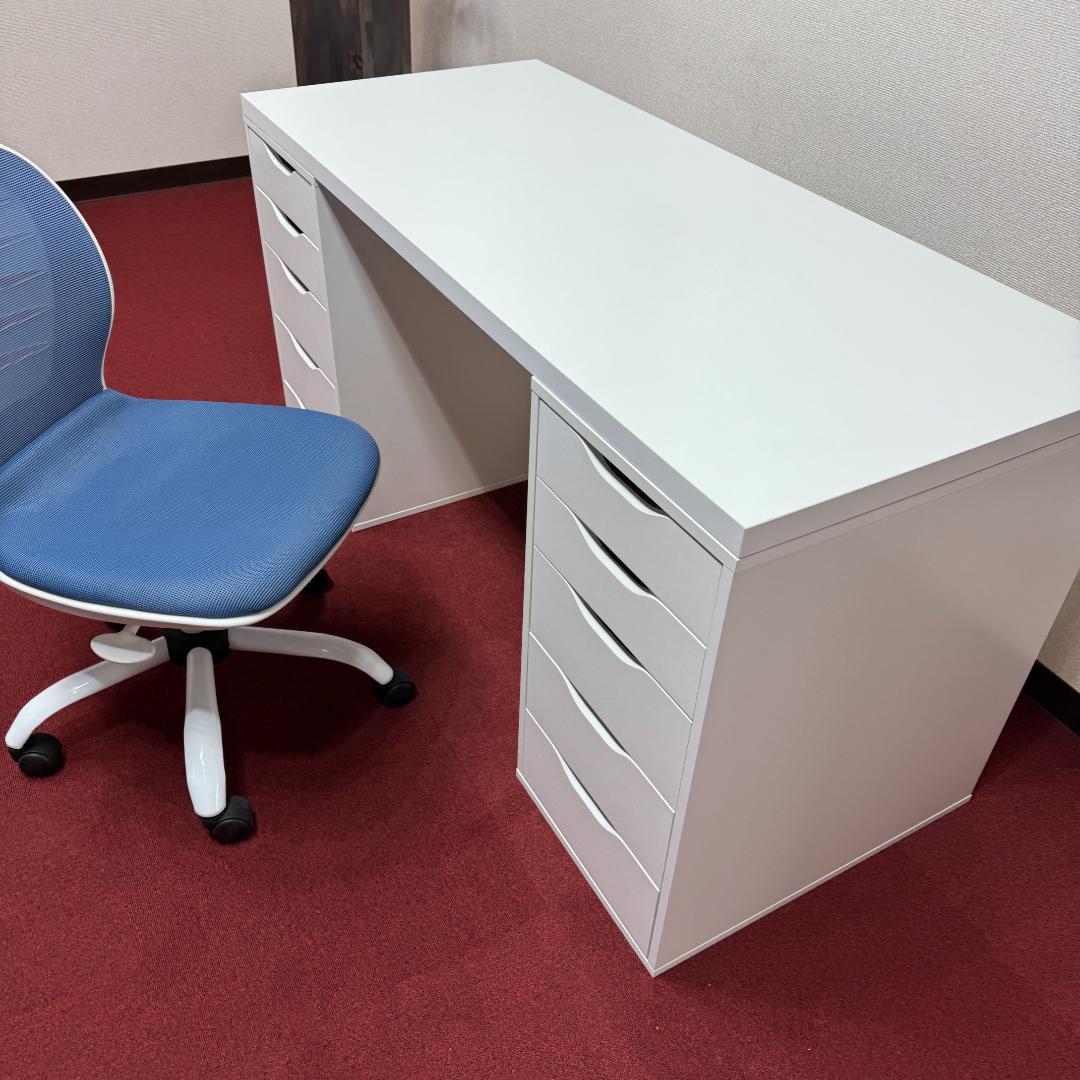 東京23区送料無料　超美品IKEAラグカプテン / ALEX ＋椅子＋ワゴンx2