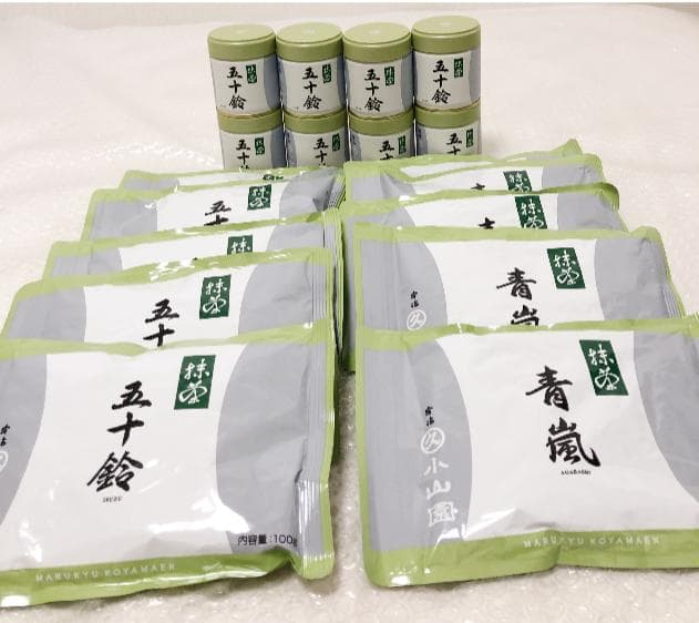 山政小山園 四方の薰 抹茶 150g*1 小倉山150g*1 2個セット