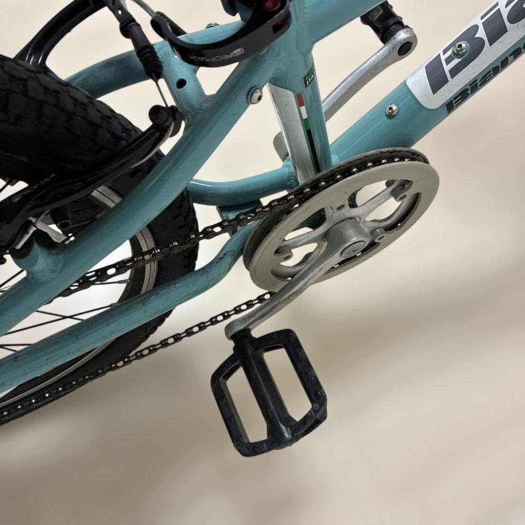 Bianchi ビアンキ 水色 ジュニア自転車 20インチ 引き取り限定