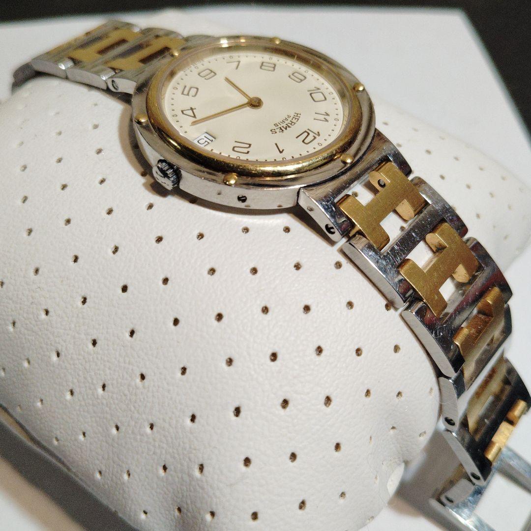 い*様 HERMES クォーツ腕時計 ゴールド/シルバー207673