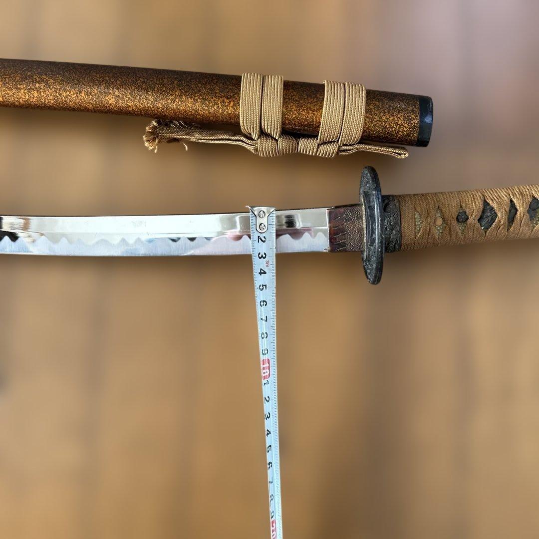模造刀 太刀 日本刀 武具 観賞用/ 現状渡し　全長約70cm 自宅保管の中古品