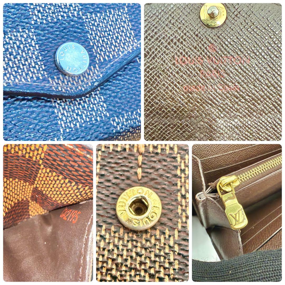 ルイヴィトン ダミエ 長財布 ポルトフォイユサラ 新型 男女兼用 カード16枚