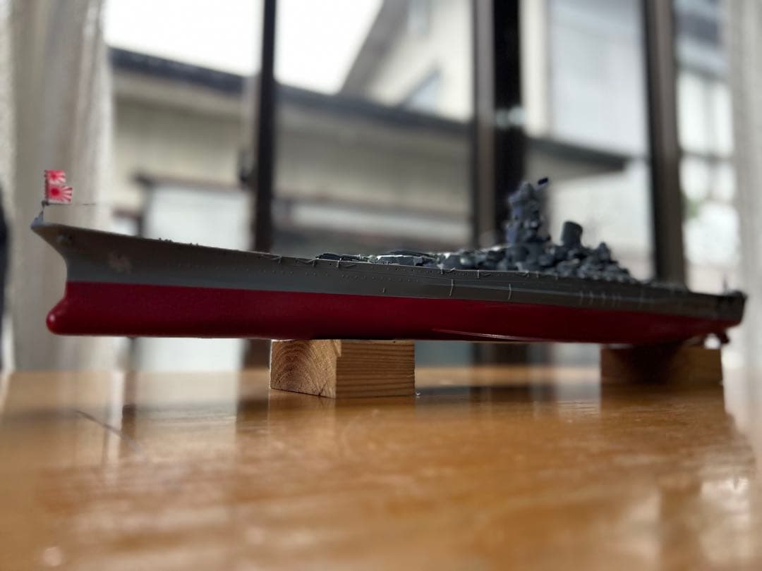 男たちの戦艦大和、1/350サイズ精密加工完成品。送料込みで販売します。