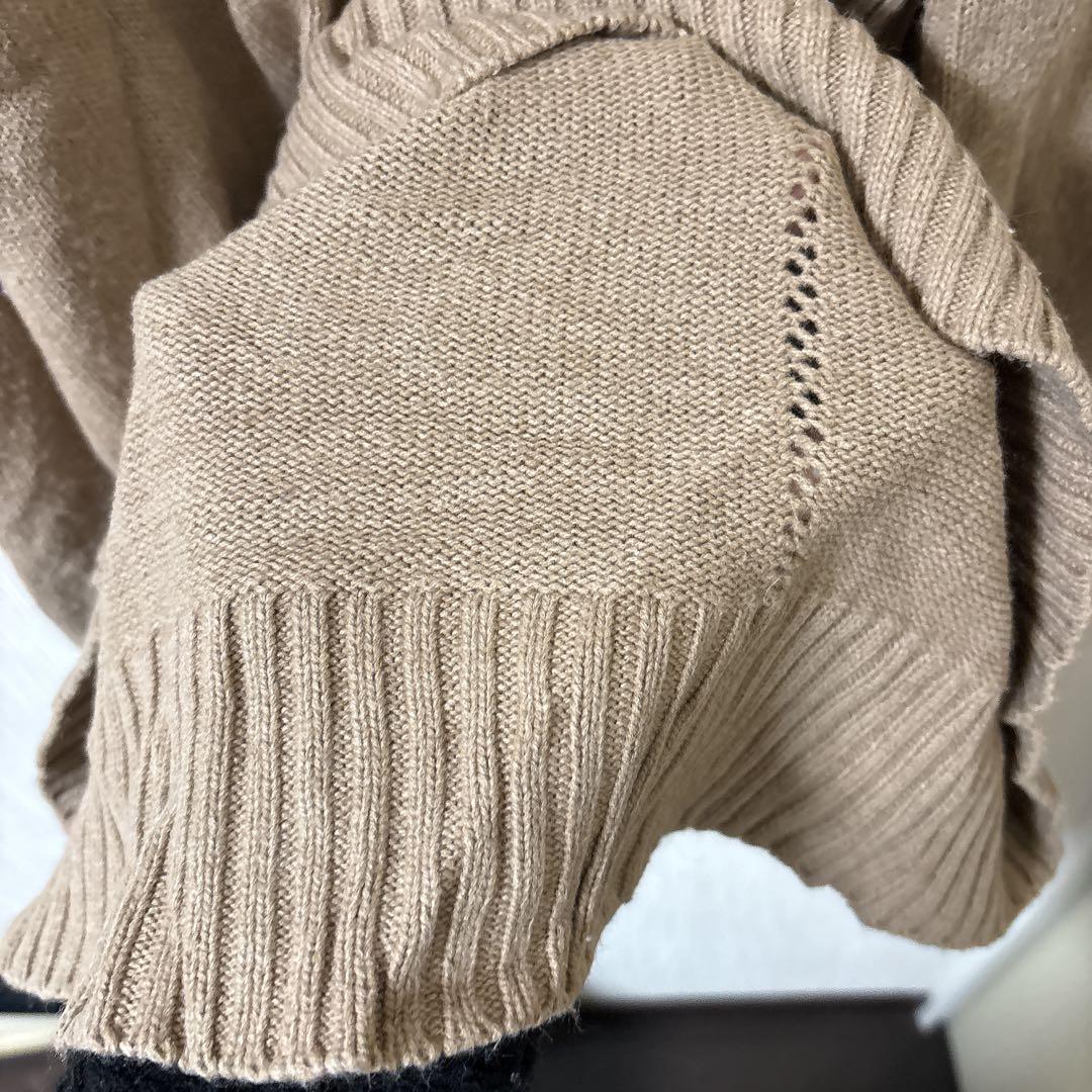 美品✨️ATELIER SIX ベージュ ニット セーター ロング 冬 トップス