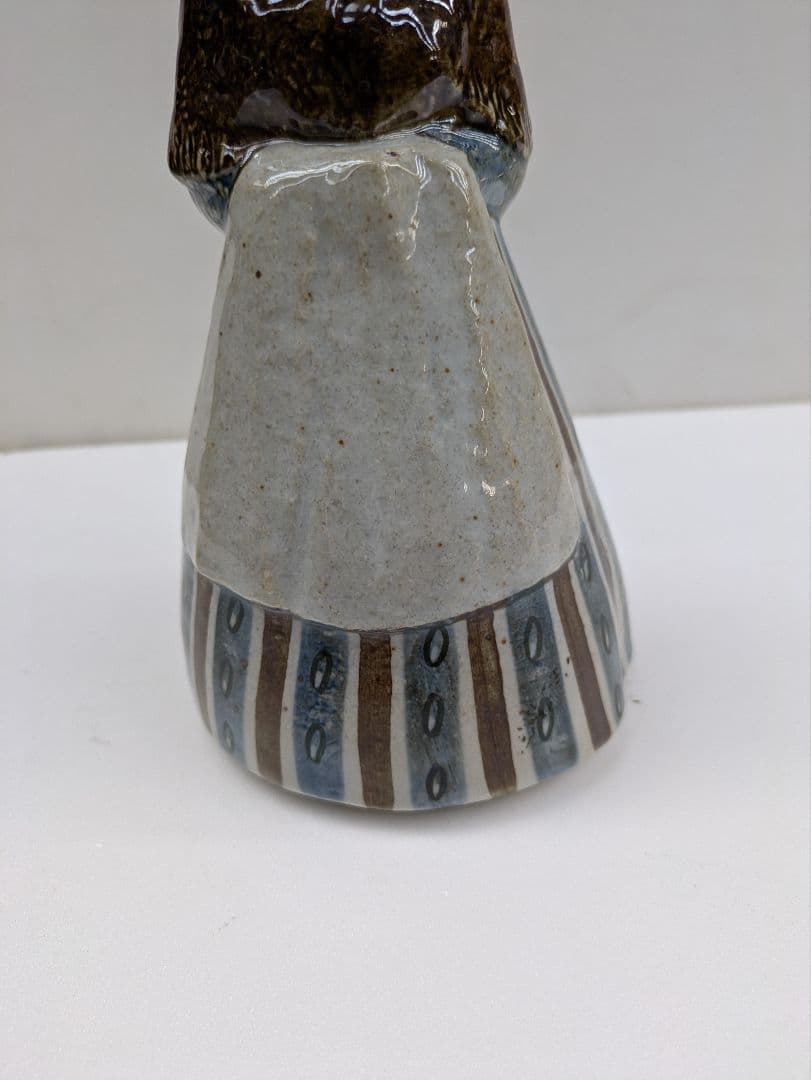 ビング＆グロンダールの大きなヴィンテージ磁器の置物 - 民族衣装を着