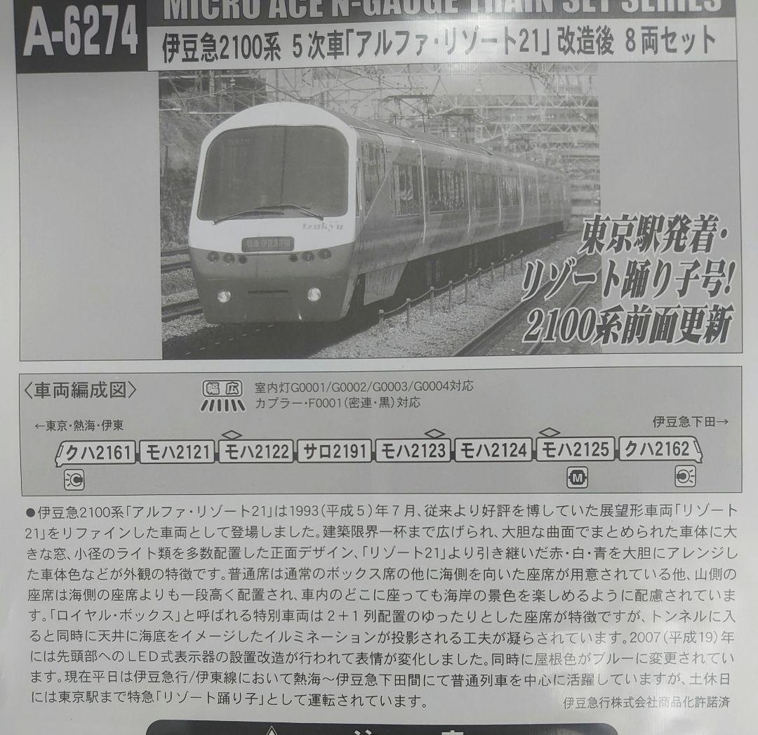伊豆急2100系 5次車 アルファーリゾート21 改造後 8両セット A6274
