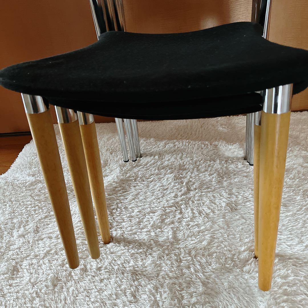 ヨヨヨ様リクエスト品】3脚セット】北欧 無垢材 ダイニング オフィス チェア