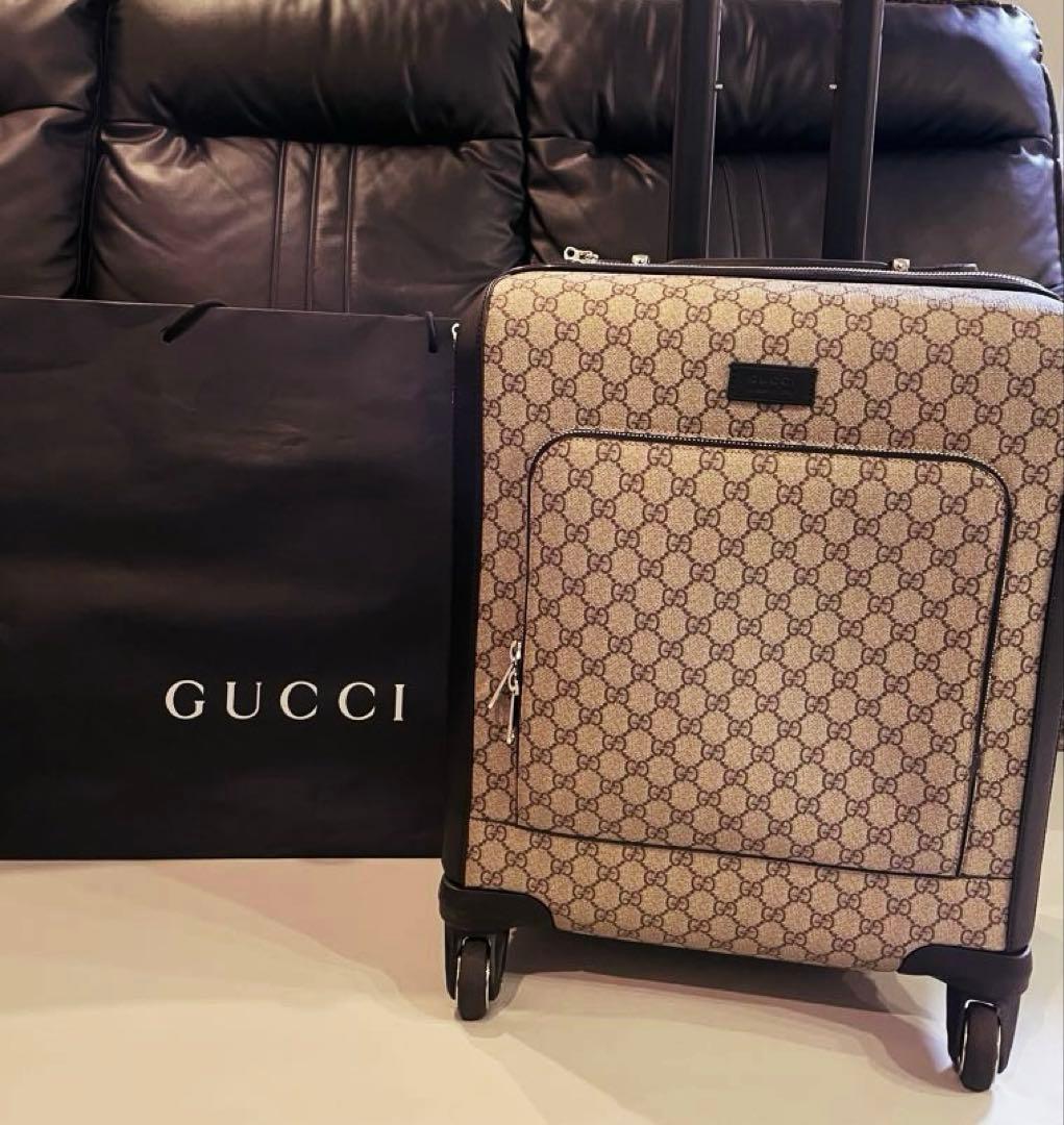 【大幅値下げ！レア希少美品／機内持込】GUCCIグッチGGキャリーキャリーケース 大幅値下げ！レア希少美品／機内持込】GUCCIグッチGGキャリーキャリー