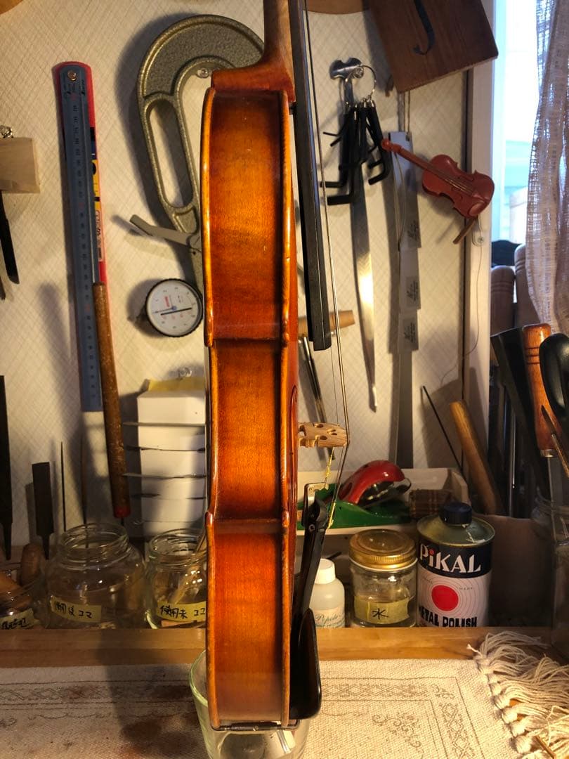 駒&魂柱調整済】Suzuki分数バイオリンNo330 1/2 1984 SUZUKI No.330